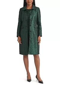 Women's Floral Jacquard Topper