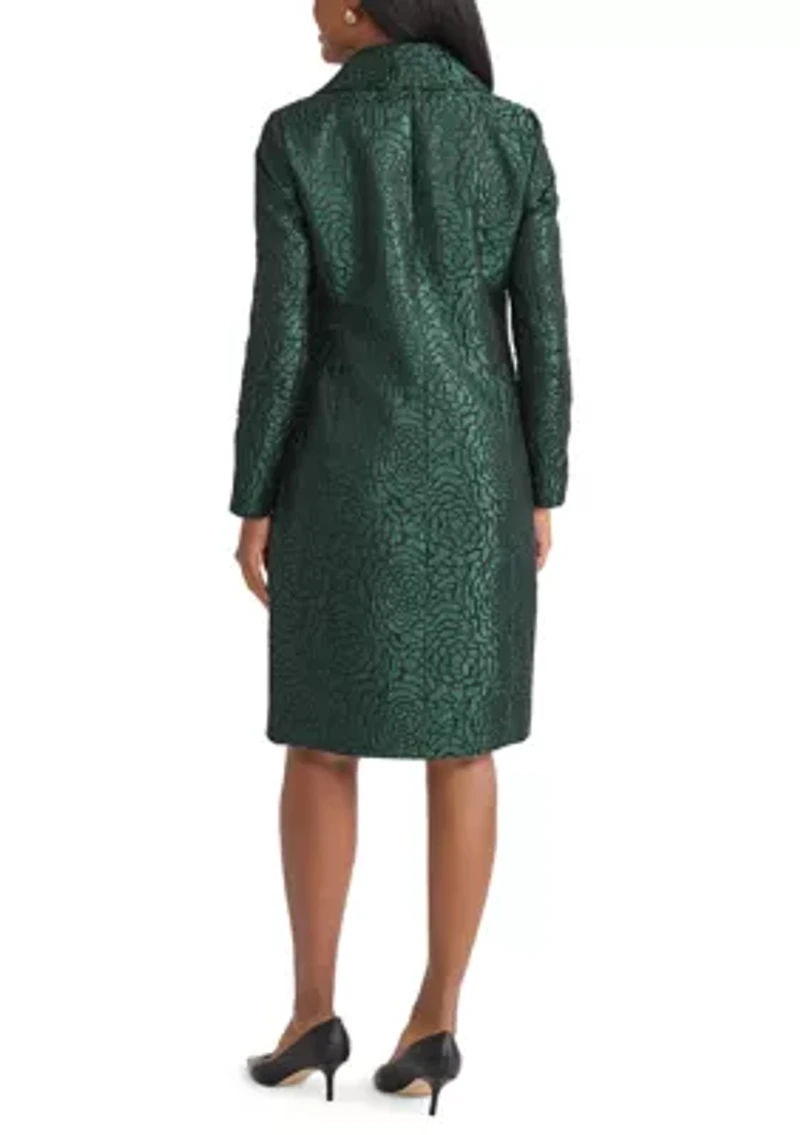 Women's Floral Jacquard Topper