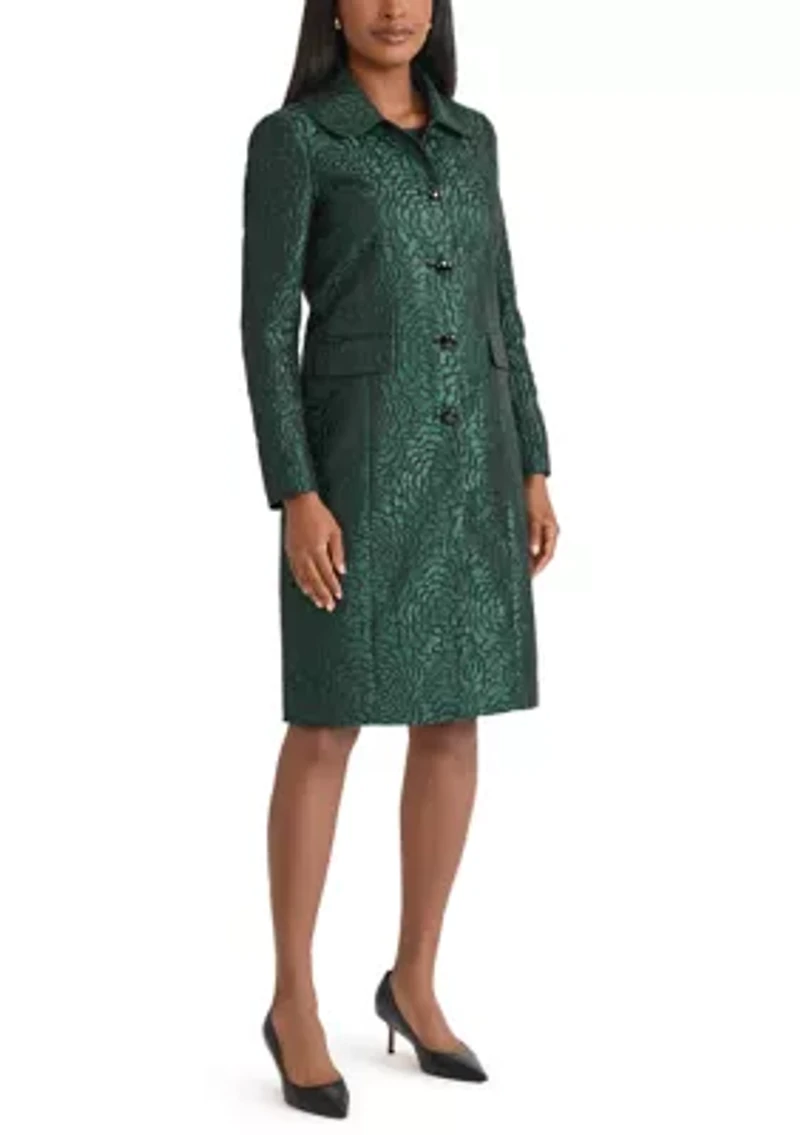 Women's Floral Jacquard Topper