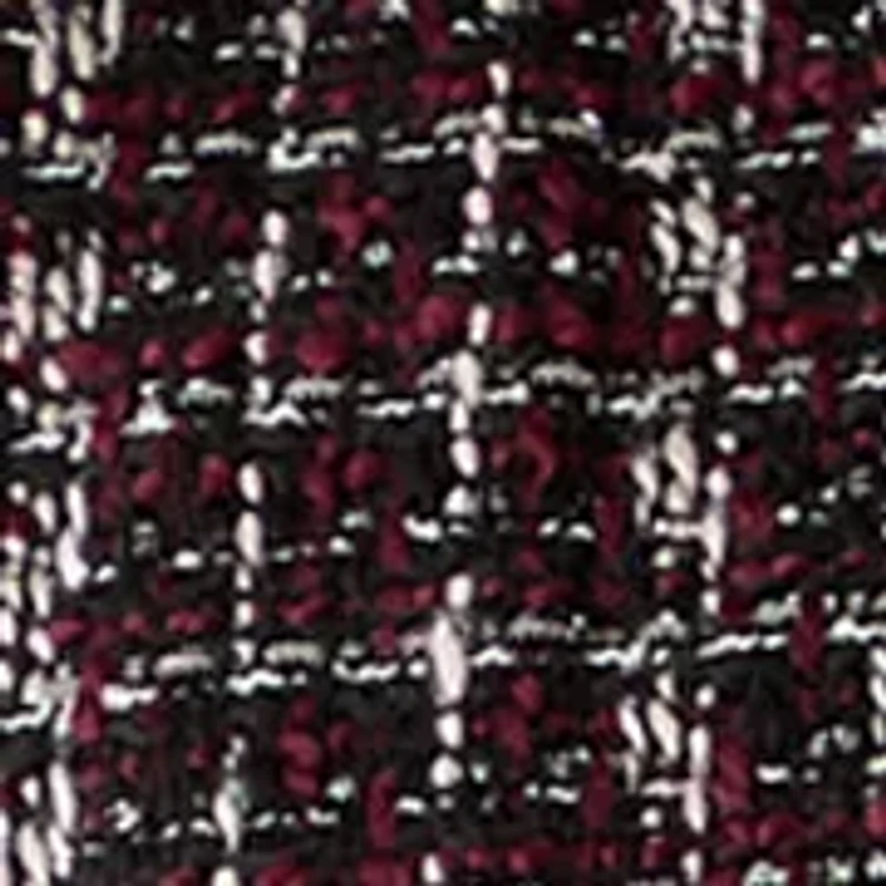 Plus Tweed Open Front Framed Jacket