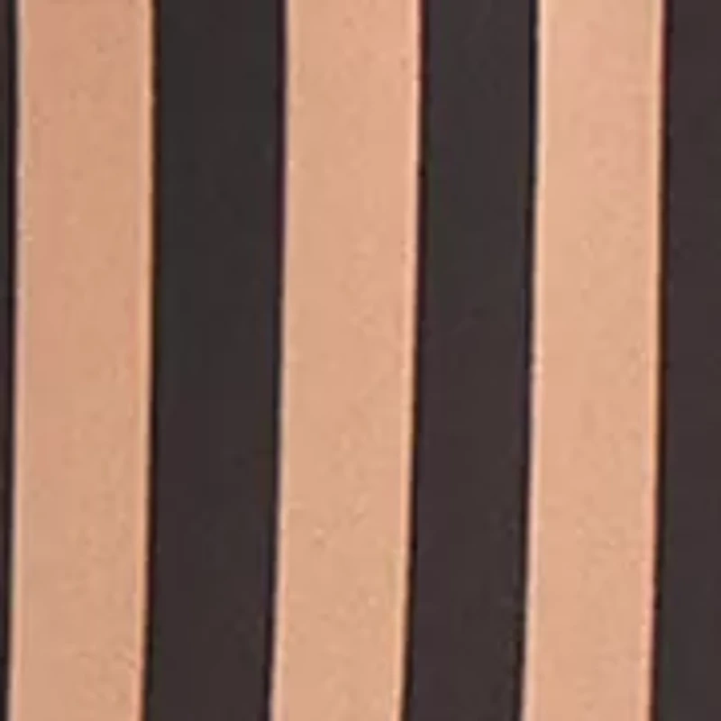 Women's Striped Button Front Blouse