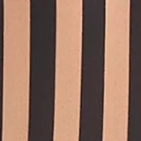 Women's Striped Button Front Blouse