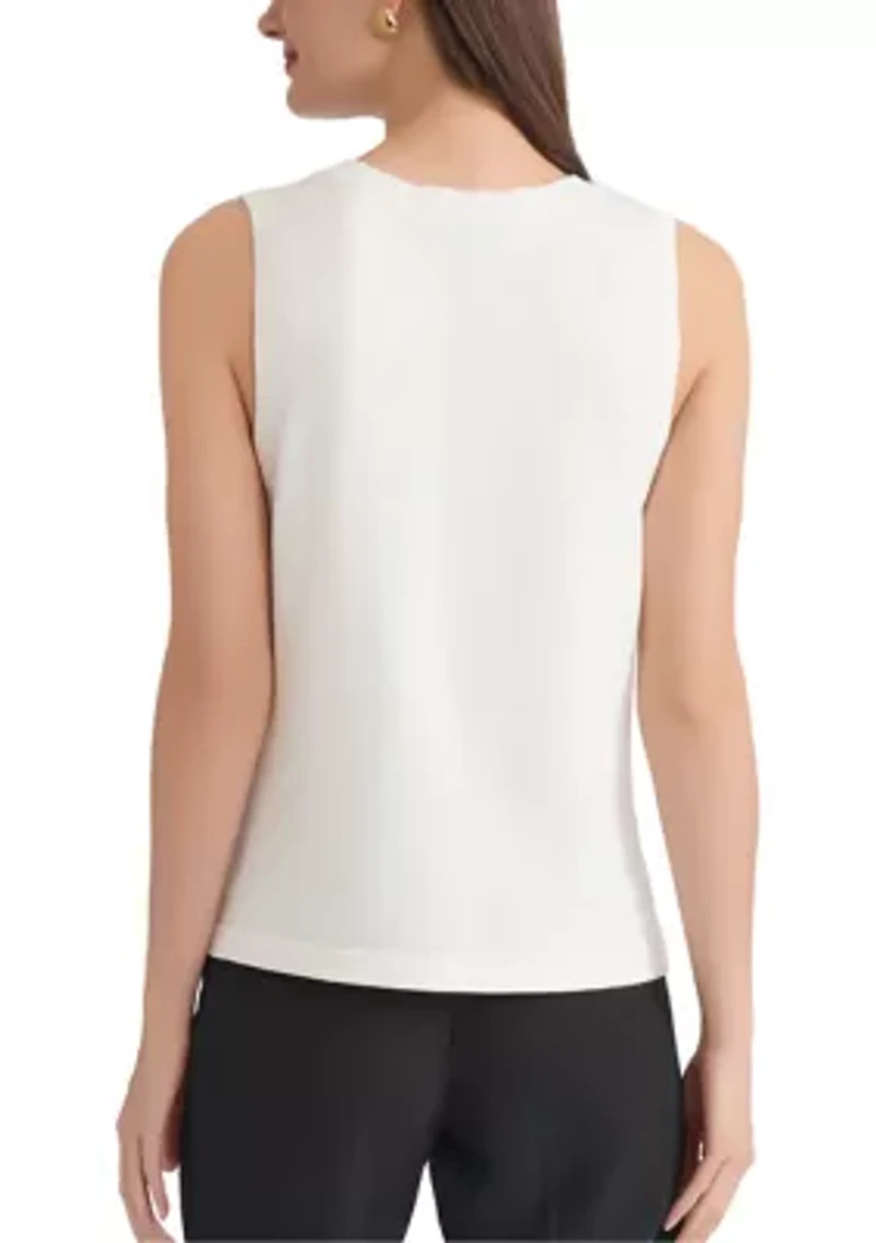 Women's Tank Top with Heat Set Jewels