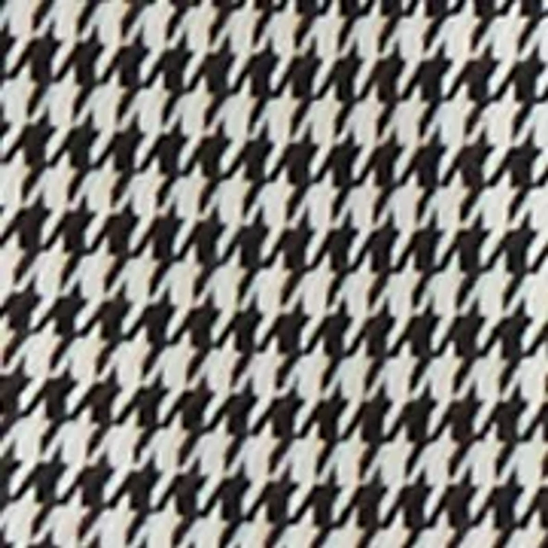 Petite Houndstooth Faux Double Breasted Jacket