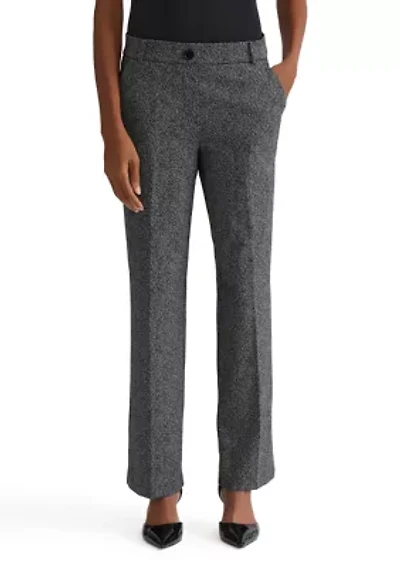 Women's Herringbone Pull-On Pants