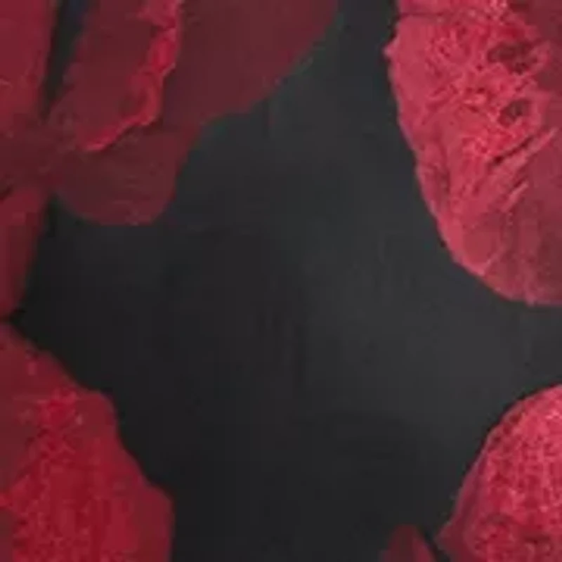 Women's Floral Jacquard Slim Skirt