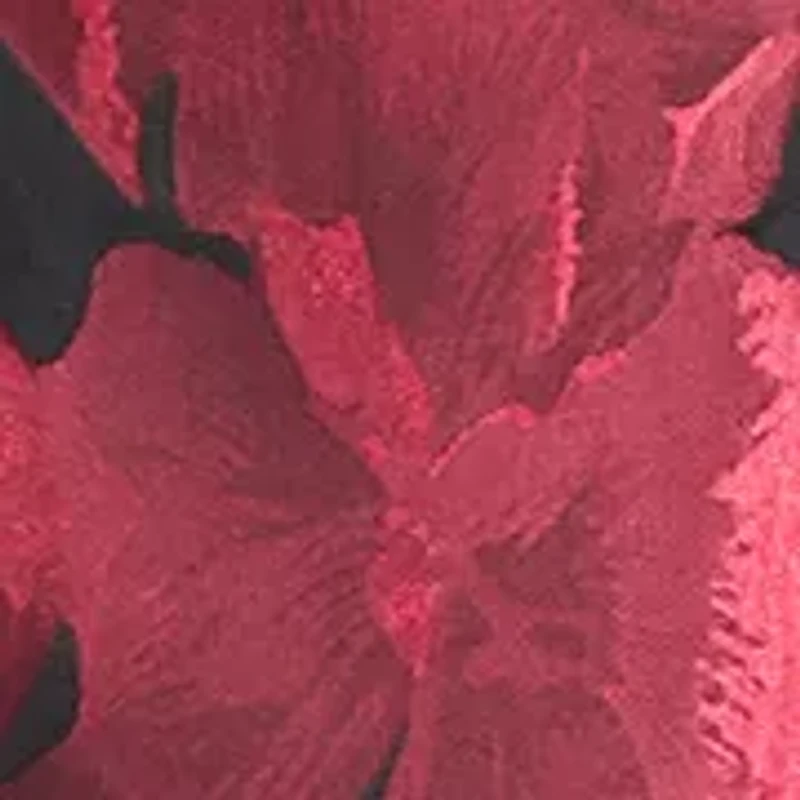 Petite Floral Jacquard Slim Skirt