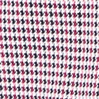 Women's Houndstooth One Button Jacket with Zip Pockets