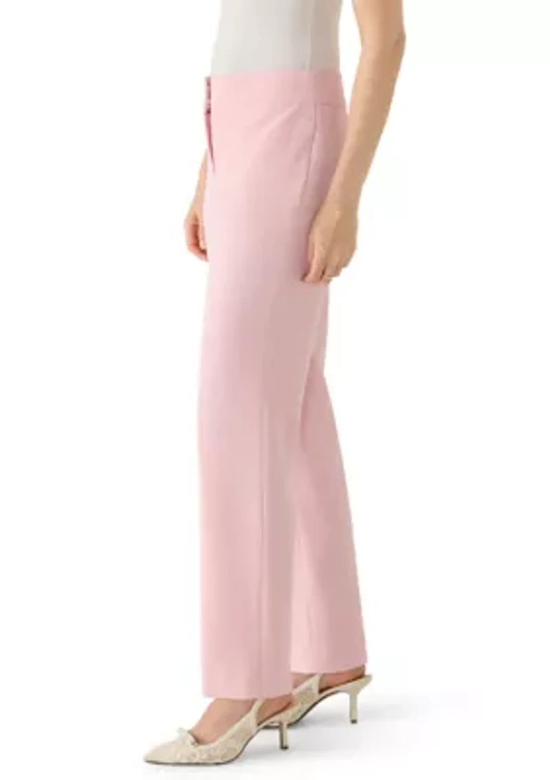 Women's Stretch Crepe Slim Leg Pants