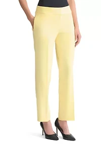 Women's Stretch Crepe Slim Leg Pants