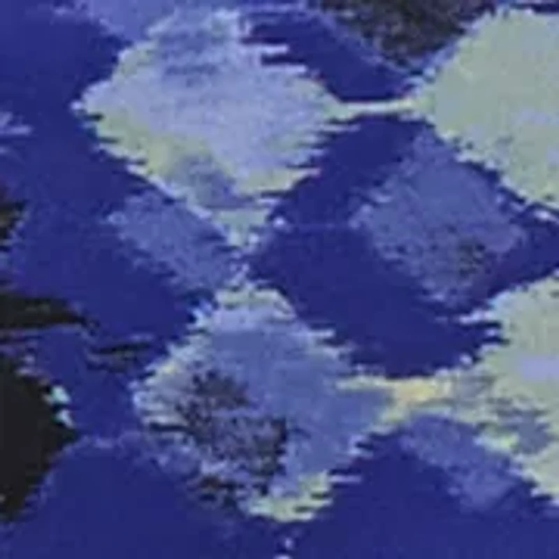 Petite Geo Print Cowl Neck Cap Sleeve Knit Top