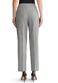Women's Plaid Slim Leg Pants
