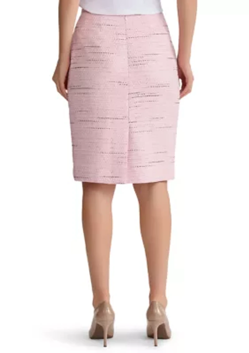 Petite Tweed Slim Skirt