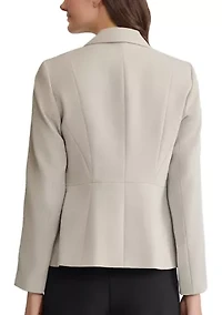 Women's Stretch Crepe 1 Button Jacket
