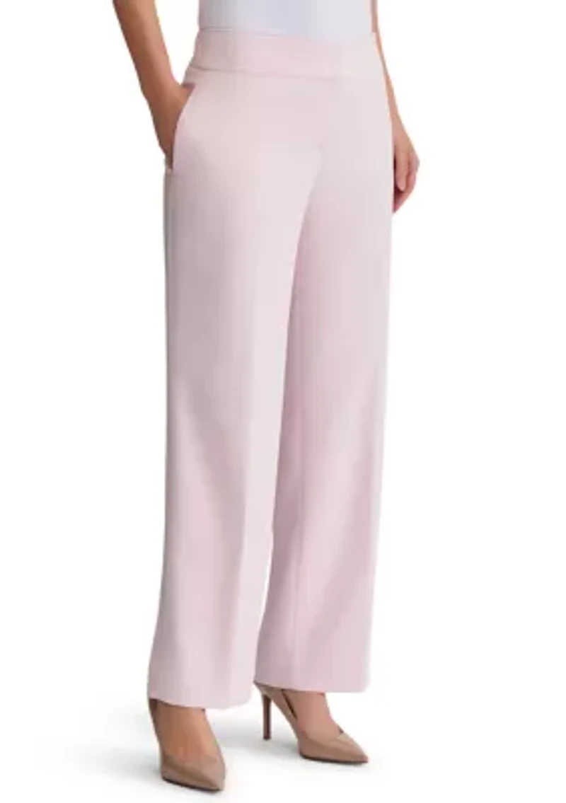 Women's Herringbone Wide Leg Pants