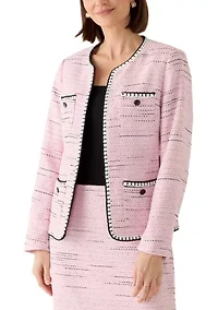 Women's Tweed Striped Jacket