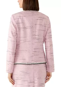 Women's Tweed Striped Jacket