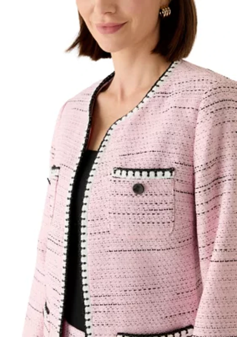 Women's Tweed Striped Jacket