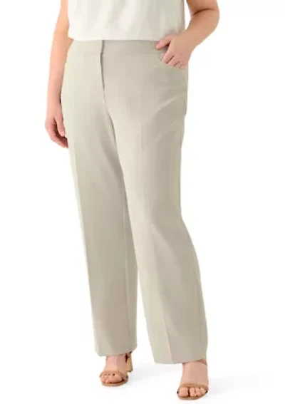 Plus Fly Front Trousers