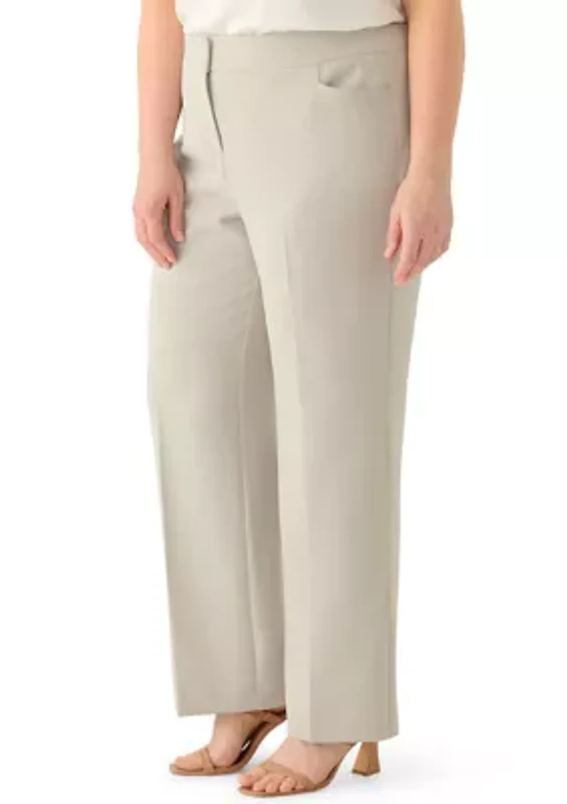Plus Fly Front Trousers