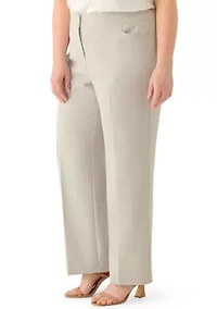 Plus Fly Front Trousers