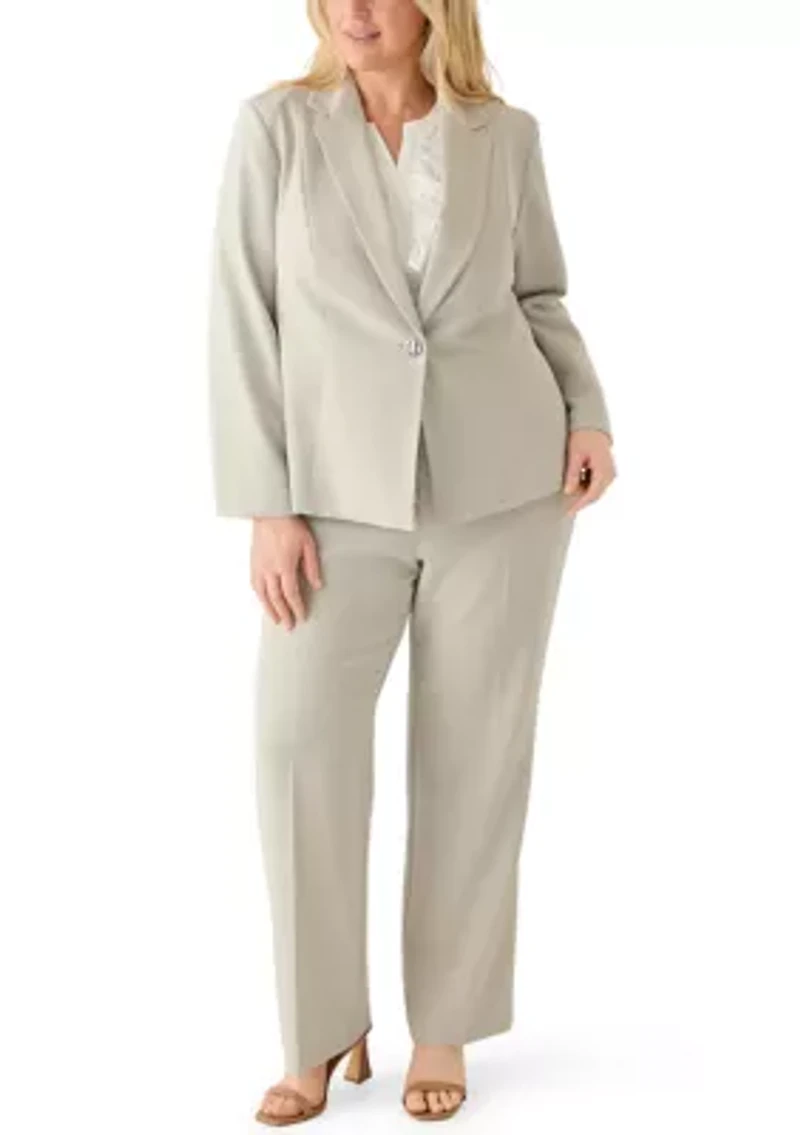 Plus Fly Front Trousers