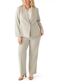 Plus Fly Front Trousers