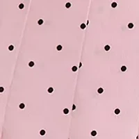 Women's Dot Print Pull On Pleated Front Skirt