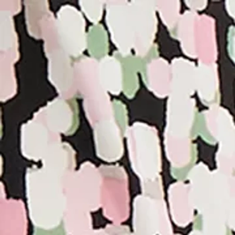 Women's Sleeveless Knot Front Print Blouse