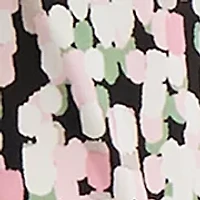 Women's Sleeveless Knot Front Print Blouse