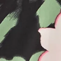 Women's Floral Print Knit Top