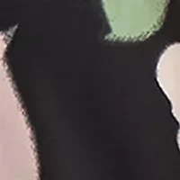 Petite Mutli Floral Print Blouson Sleeve Knit Top