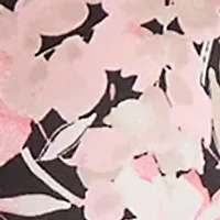 Women's Mini Floral Printed Cap Sleeve Blouse