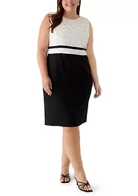 Women's Sheath Dress with Waistband Frame