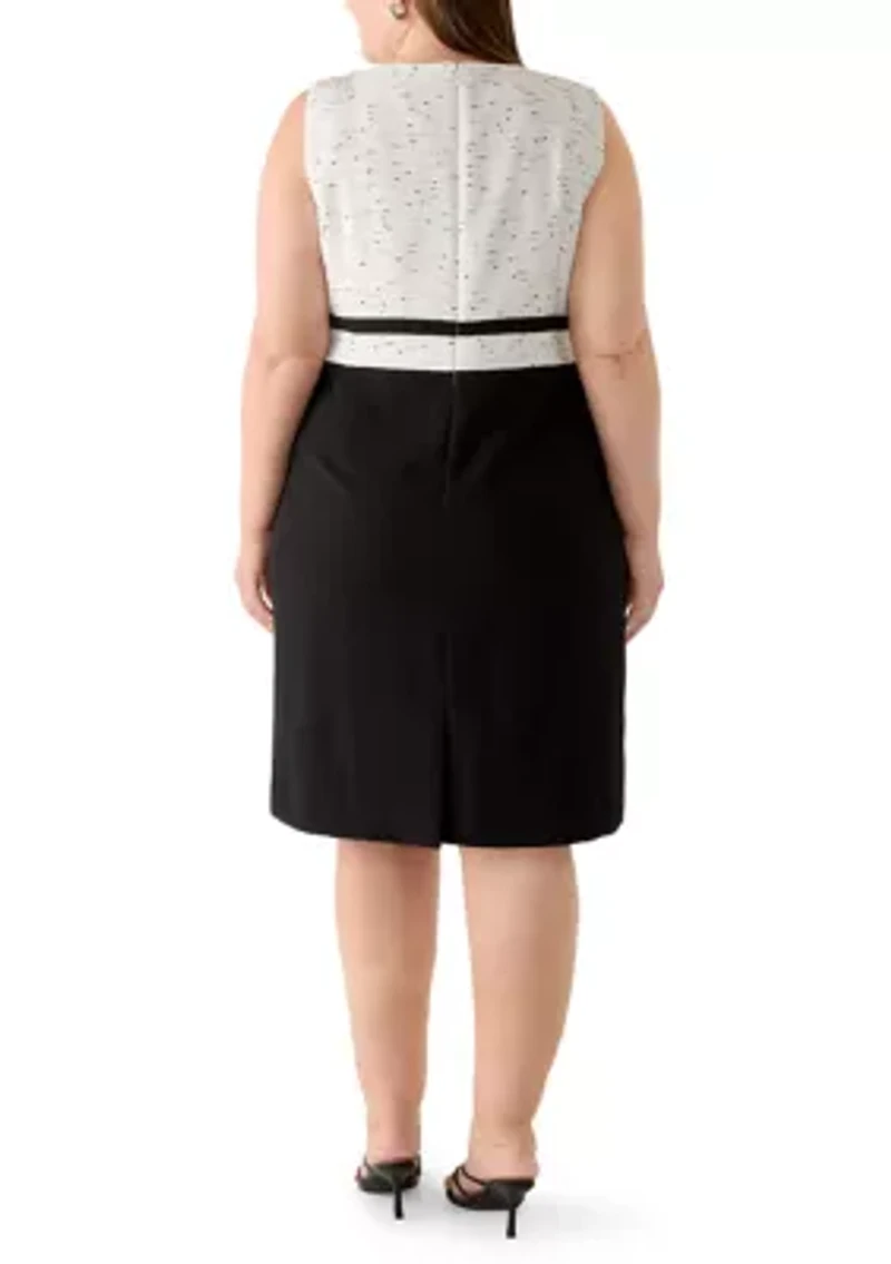 Women's Sheath Dress with Waistband Frame