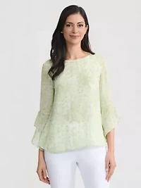 Women's Ruffle Sleeve Blouse