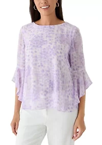 Women's Ruffle Sleeve Blouse
