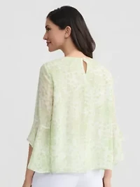 Women's Ruffle Sleeve Blouse
