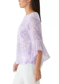 Women's Ruffle Sleeve Blouse