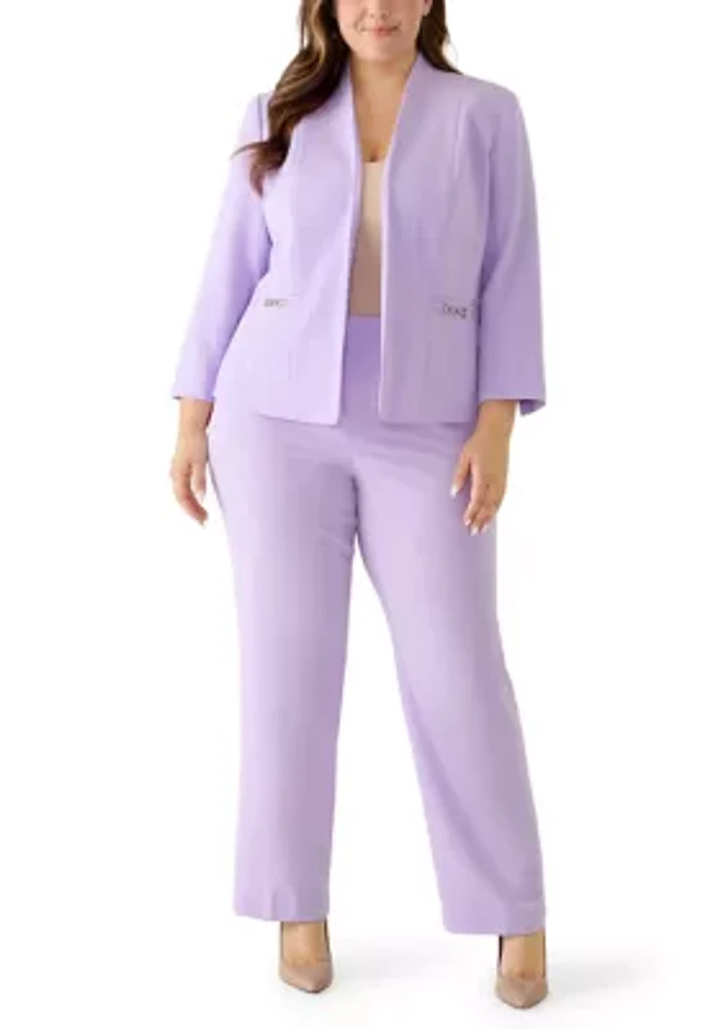 Plus Lily Straight Leg Trousers