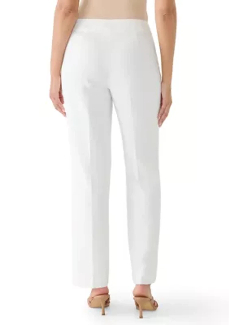 Women's Fly Front Welt Pocket Trousers