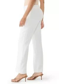 Women's Fly Front Welt Pocket Trousers