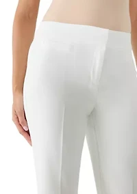 Women's Fly Front Welt Pocket Trousers