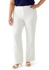 Plus Fly Front Pocket Trousers