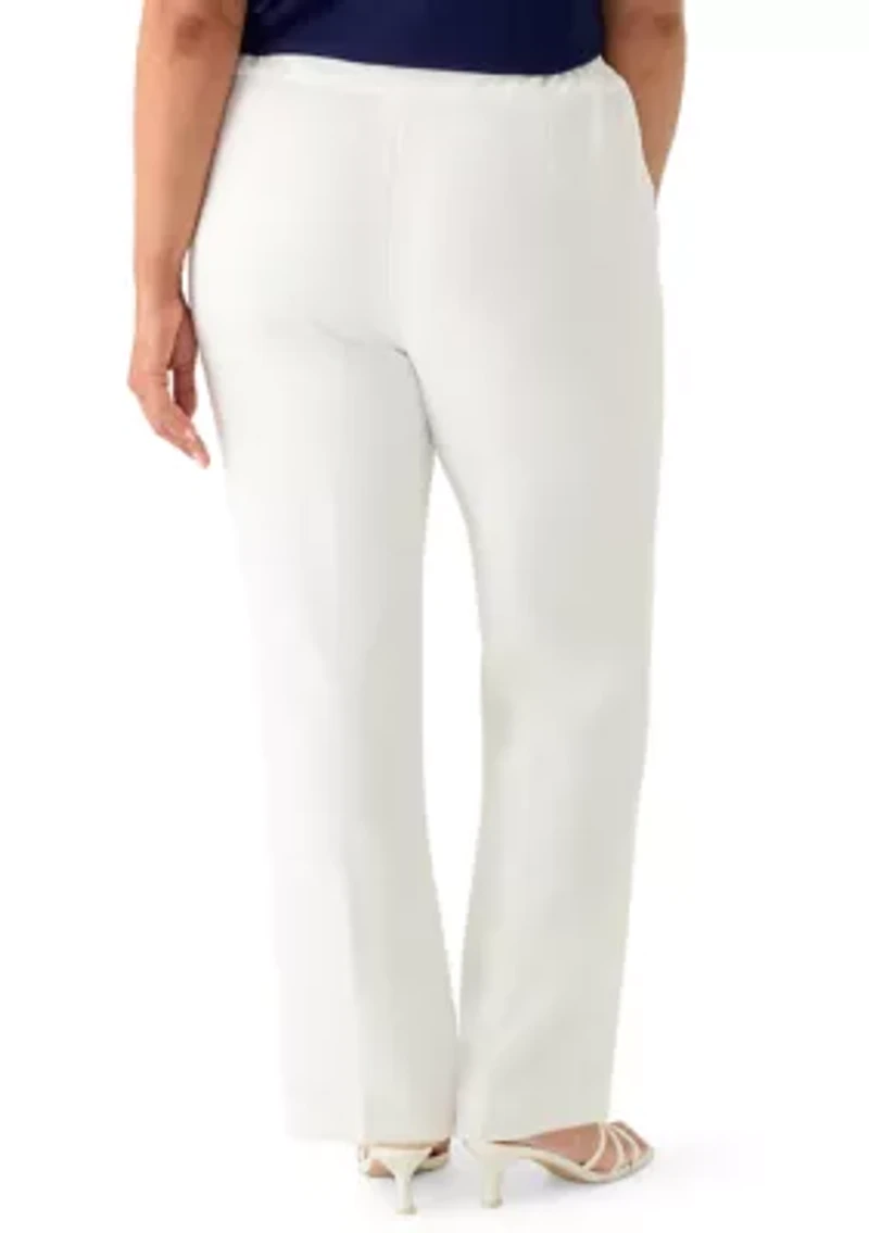 Plus Fly Front Pocket Trousers