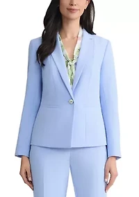 Women's One Button Split Sleeve Jacket