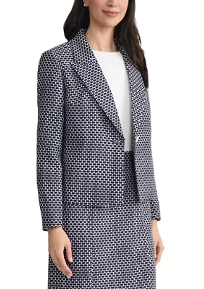 Petite Peak Lapel Cropped Jacket