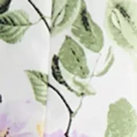 Women's Princess Seam Box Pleat Floral Dress