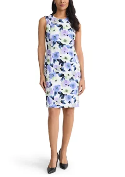 Women's Princess Seam Sheath Dress