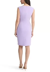 Petite Princess Seam Sheath Midi Dress